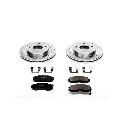 PowerStop Front Z23 Evolution Sport Brake Kit | Chrysler Sebring (95-05) (K681)