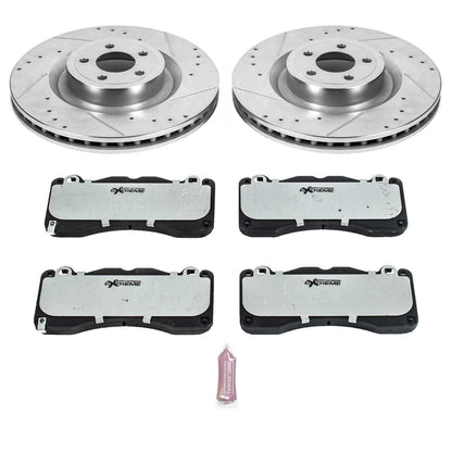 PowerStop Front Z26 Street Brake Kit | Ford Mustang (15-22) (K6811-26)