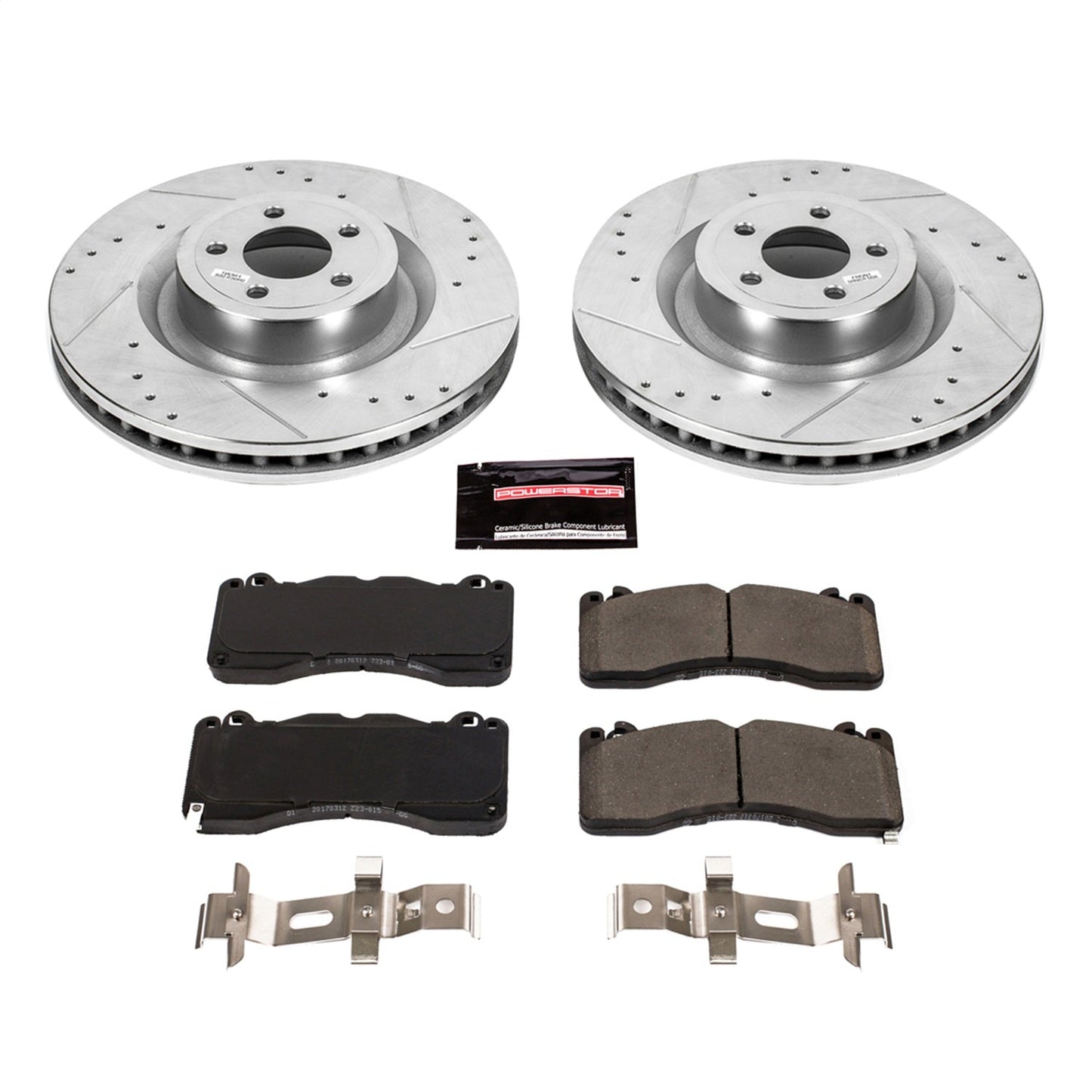 PowerStop Front Z23 Evolution Brake Kit | Ford Mustang (15-22) (K6811)