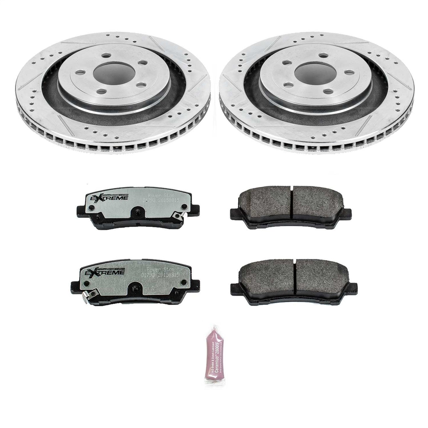PowerStop Rear Z26 Street Warrior Brake Kit | Ford Mustang (15-19) (K6812-26)