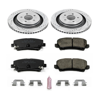 PowerStop Rear Z23 Evolution Sport Brake Kit | Ford Mustang (15-19) (K6812)