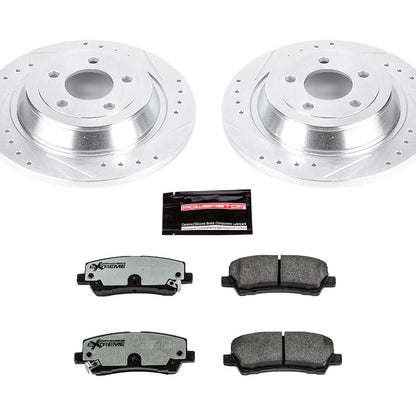 PowerStop Rear Z26 Street Warrior Brake Kit | Ford Mustang (15-19) (K6813-26)