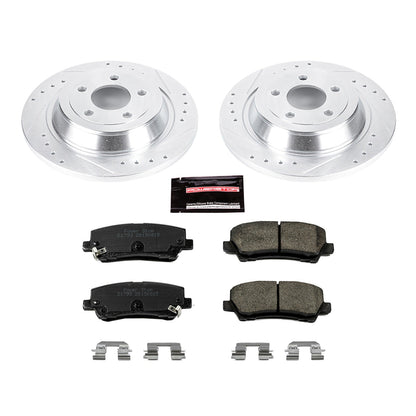 PowerStop Rear Z23 Evolution Sport Brake Kit | Ford Mustang (15-19) (K6813)