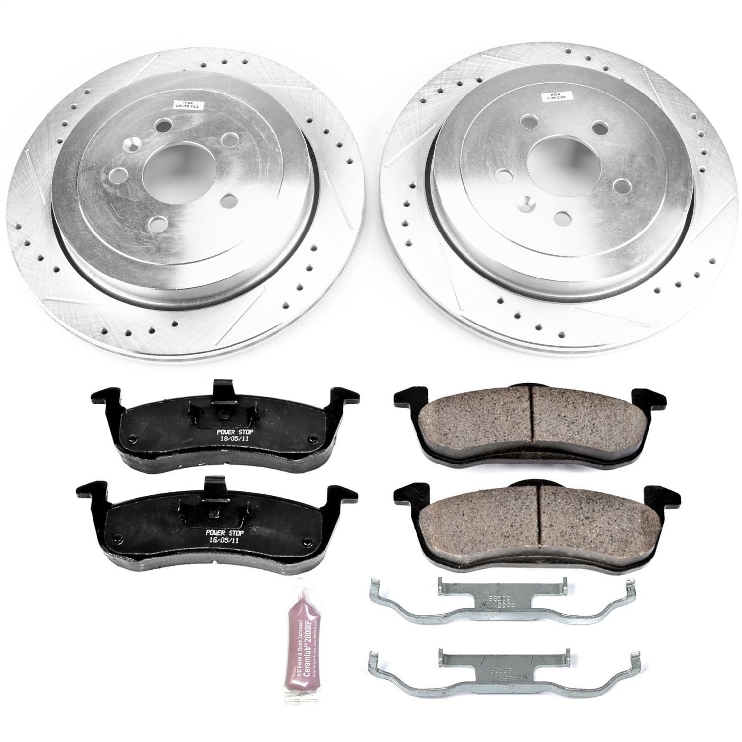 PowerStop Rear Z23 Evolution Sport Brake Kit | Lincoln MKT (13-18) (K6819)