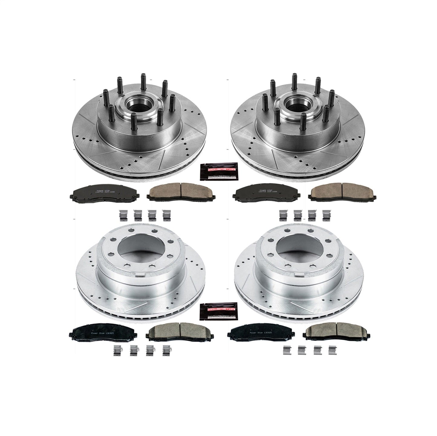 PowerStop Front & Rear Z23 Evolution Brake Kit | Ford F-350 Super Duty (13-22) (K6820)