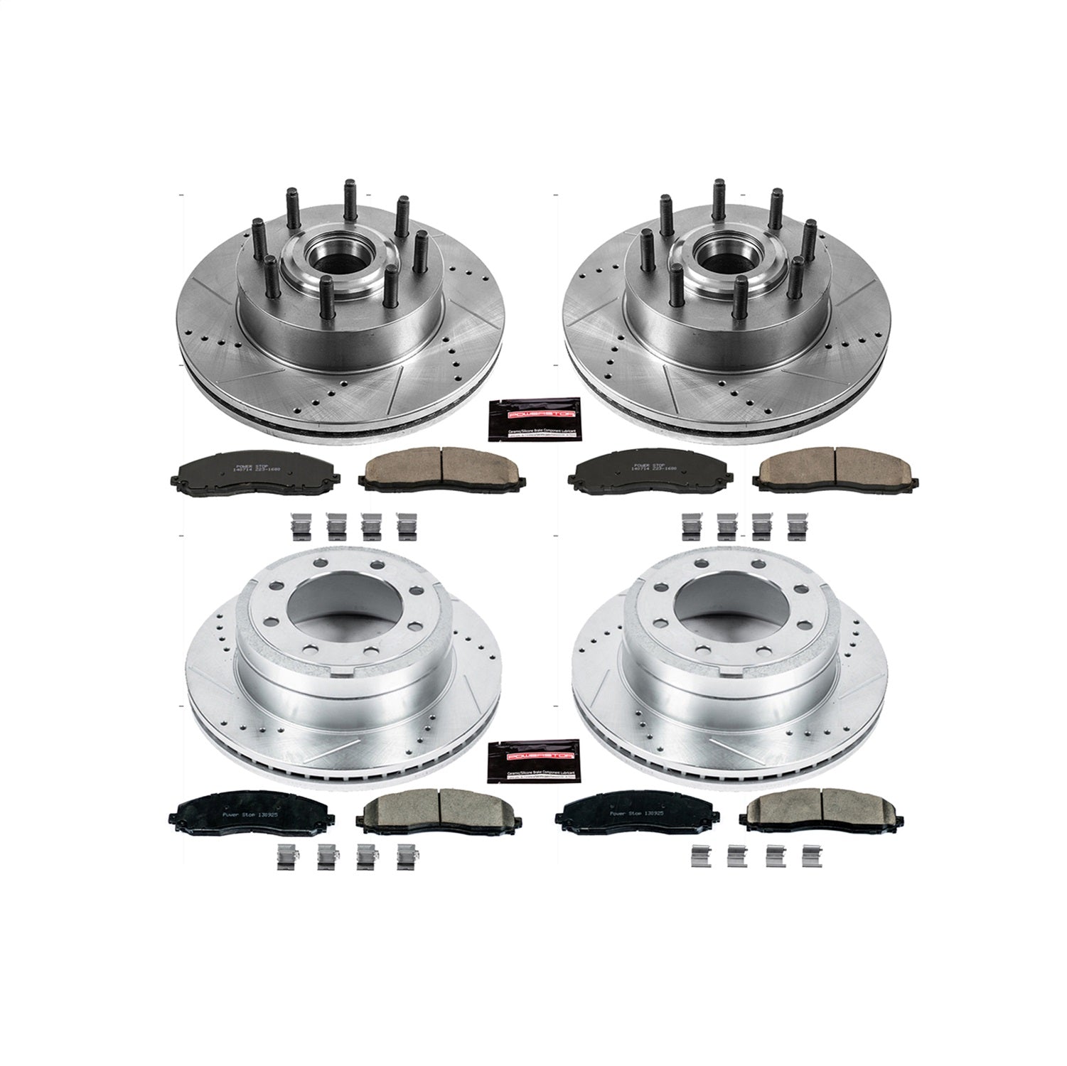 PowerStop Front & Rear Z23 Evolution Brake Kit | Ford F-350 Super Duty (13-22) (K6820)