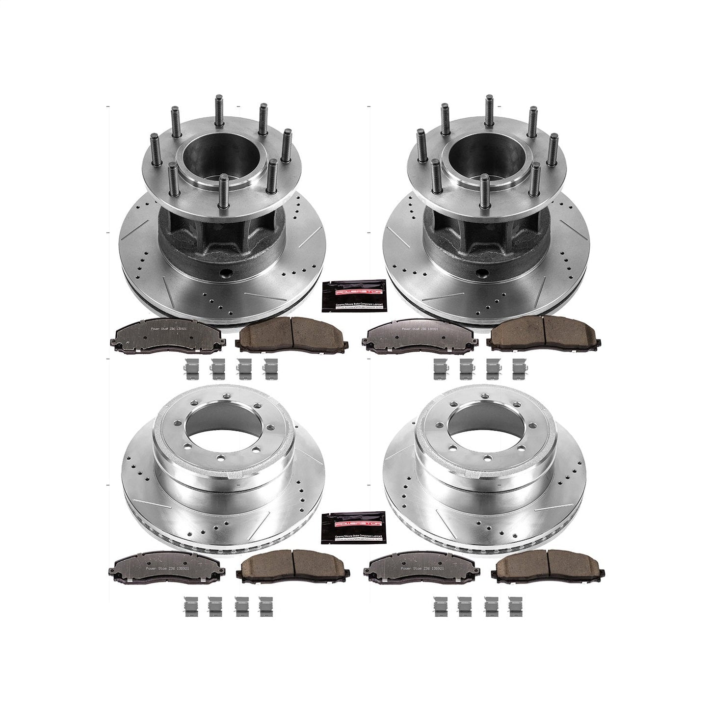 PowerStop Front & Rear Z36 Truck & Tow Brake Kit | Ford F-350 Super Duty (13-16) (K6822-36)