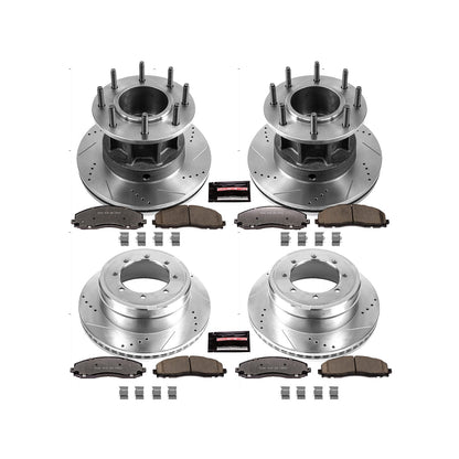 PowerStop Front & Rear Z36 Truck & Tow Brake Kit | Ford F-350 Super Duty (13-16) (K6822-36)
