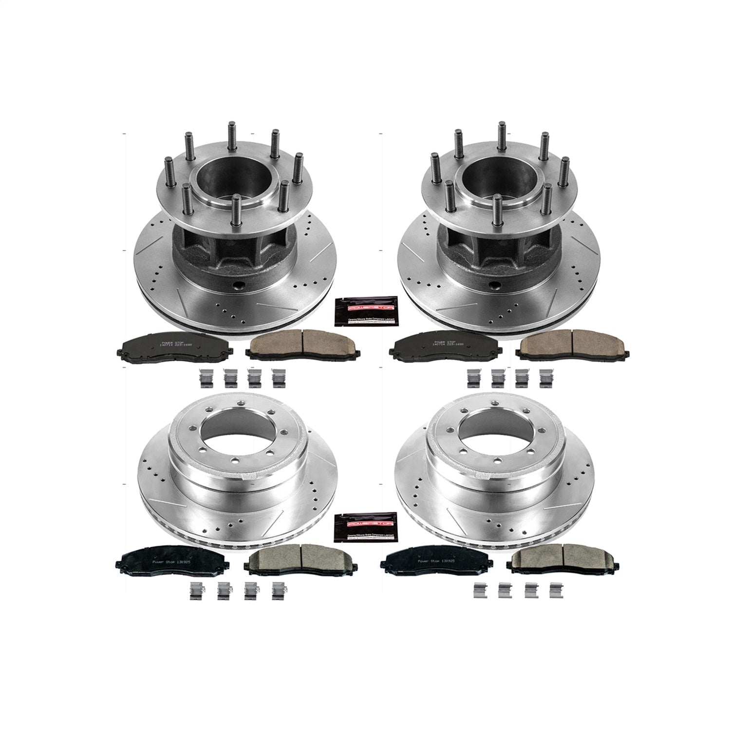 PowerStop Front & Rear Z23 Evolution Brake Kit | Ford F-350 Super Duty (13-16) (K6822)