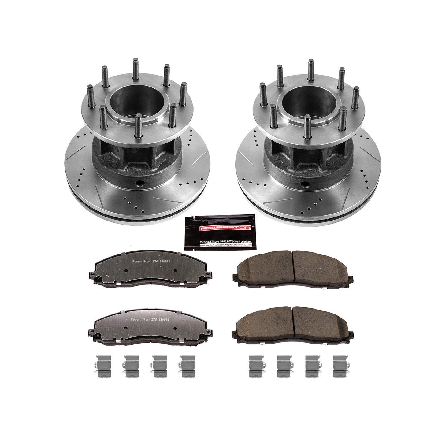 PowerStop Front Z36 Truck & Tow Brake Kit | Ford F-350 Super Duty (13-16) (K6823-36)