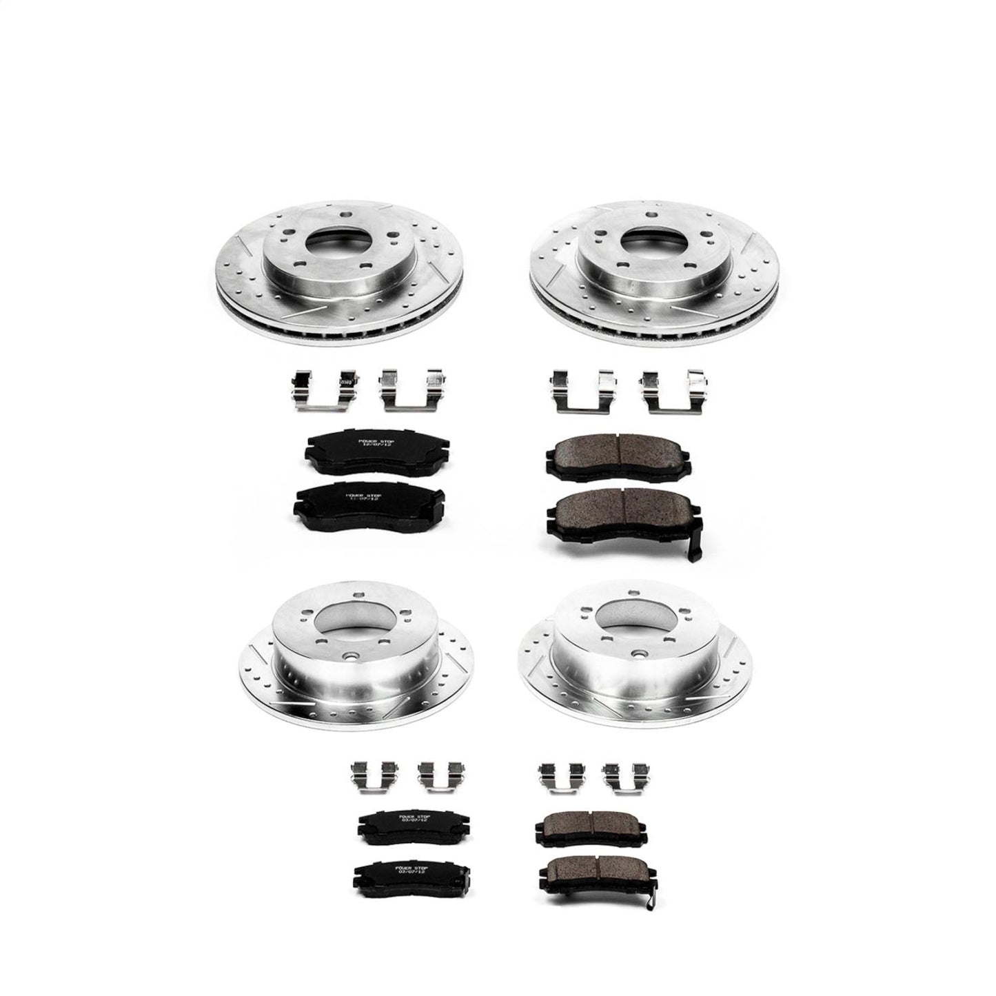 PowerStop Front & Rear Z23 Evolution Sport Brake Kit | Chrysler Sebring (95-00) (K683)
