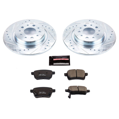PowerStop Rear Z23 Evolution Sport Brake Kit | Fiat 500L (14-19) (K6838)