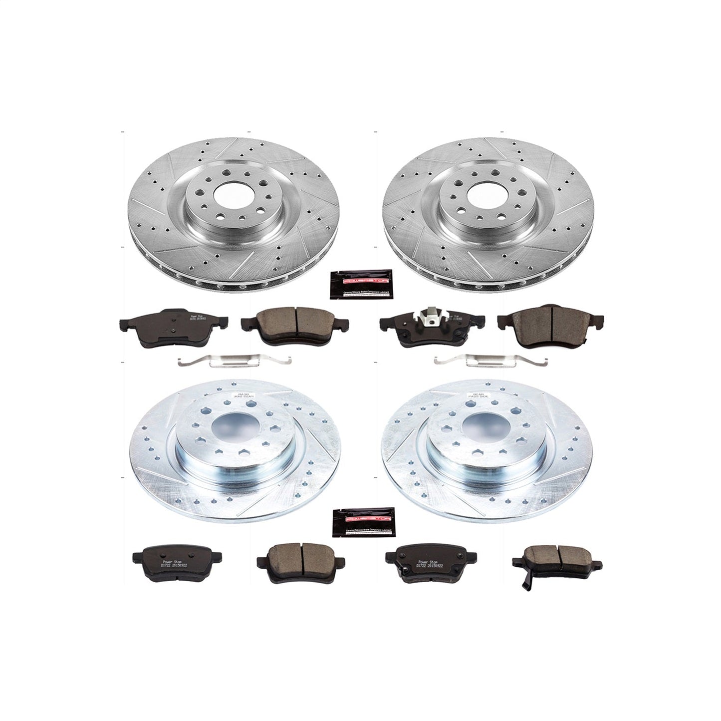 PowerStop Front & Rear Z23 Evolution Sport Brake Kit | Fiat 500L (14-19) (K6839)