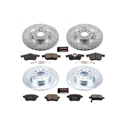 PowerStop Front & Rear Z23 Evolution Sport Brake Kit | Fiat 500L (14-19) (K6839)