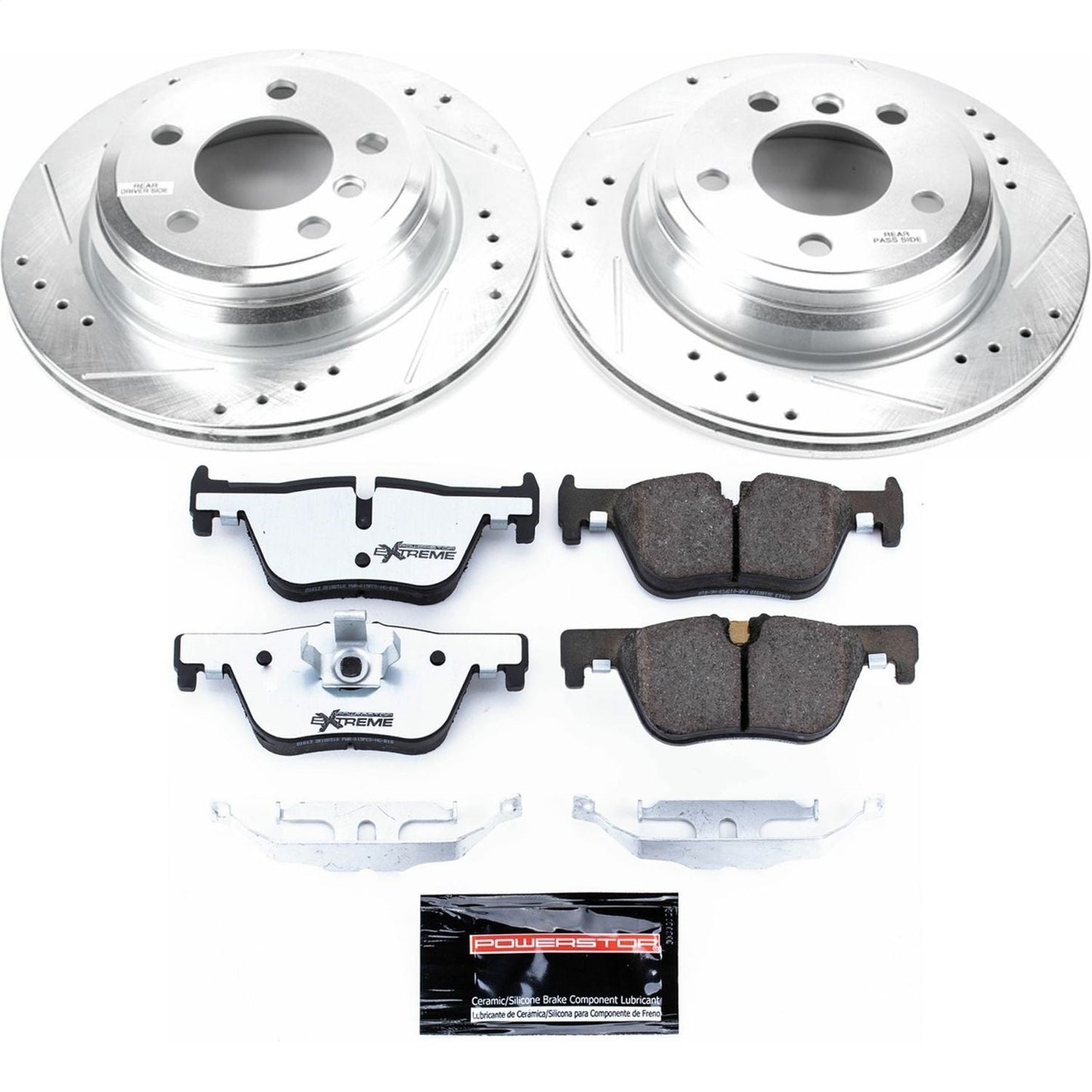PowerStop Rear Z26 Street Warrior Brake Kit | BMW 320i xDrive (13-18) (K6852-26)