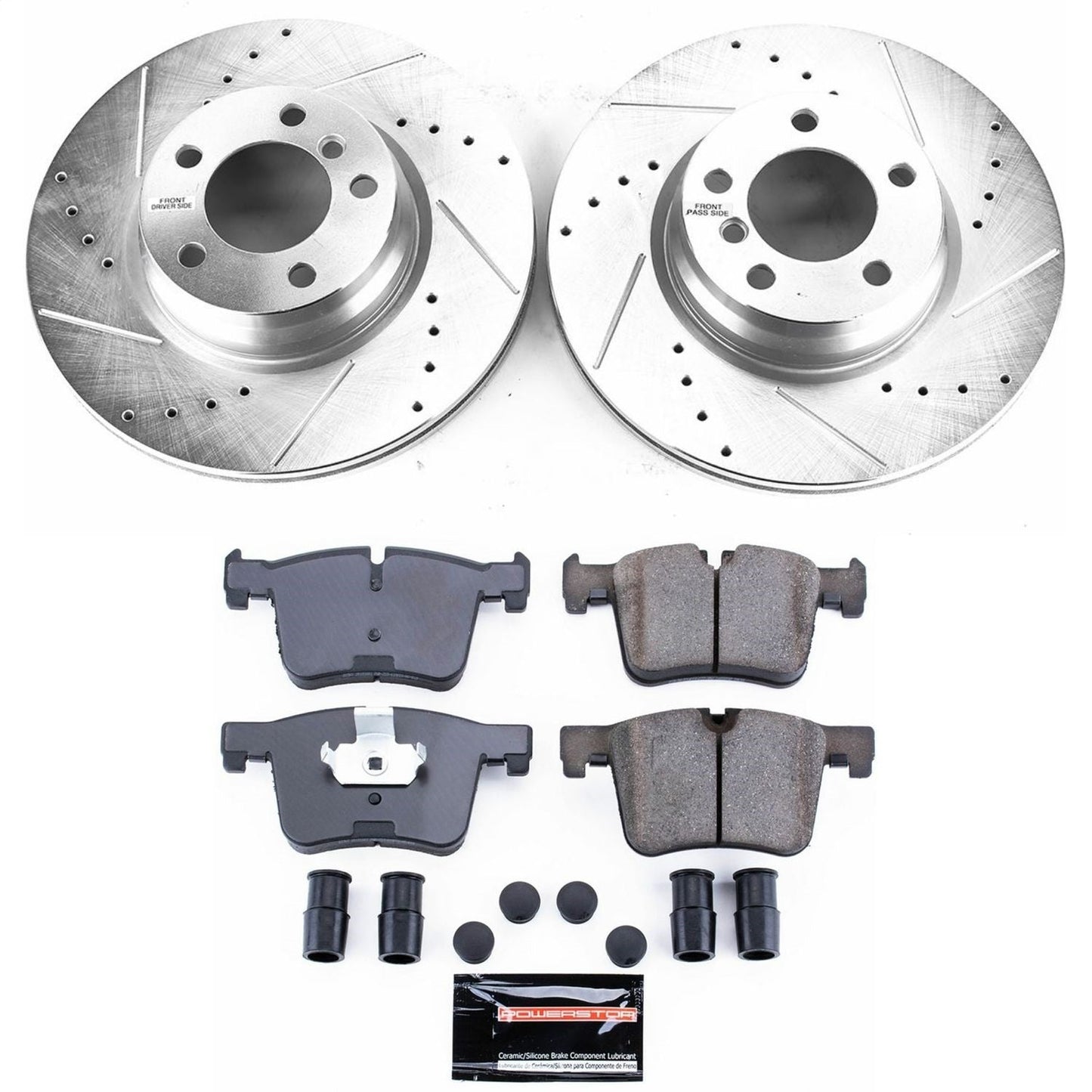 PowerStop Front Z23 Evolution Sport Brake Kit | BMW 228i (14-15) (K6854)