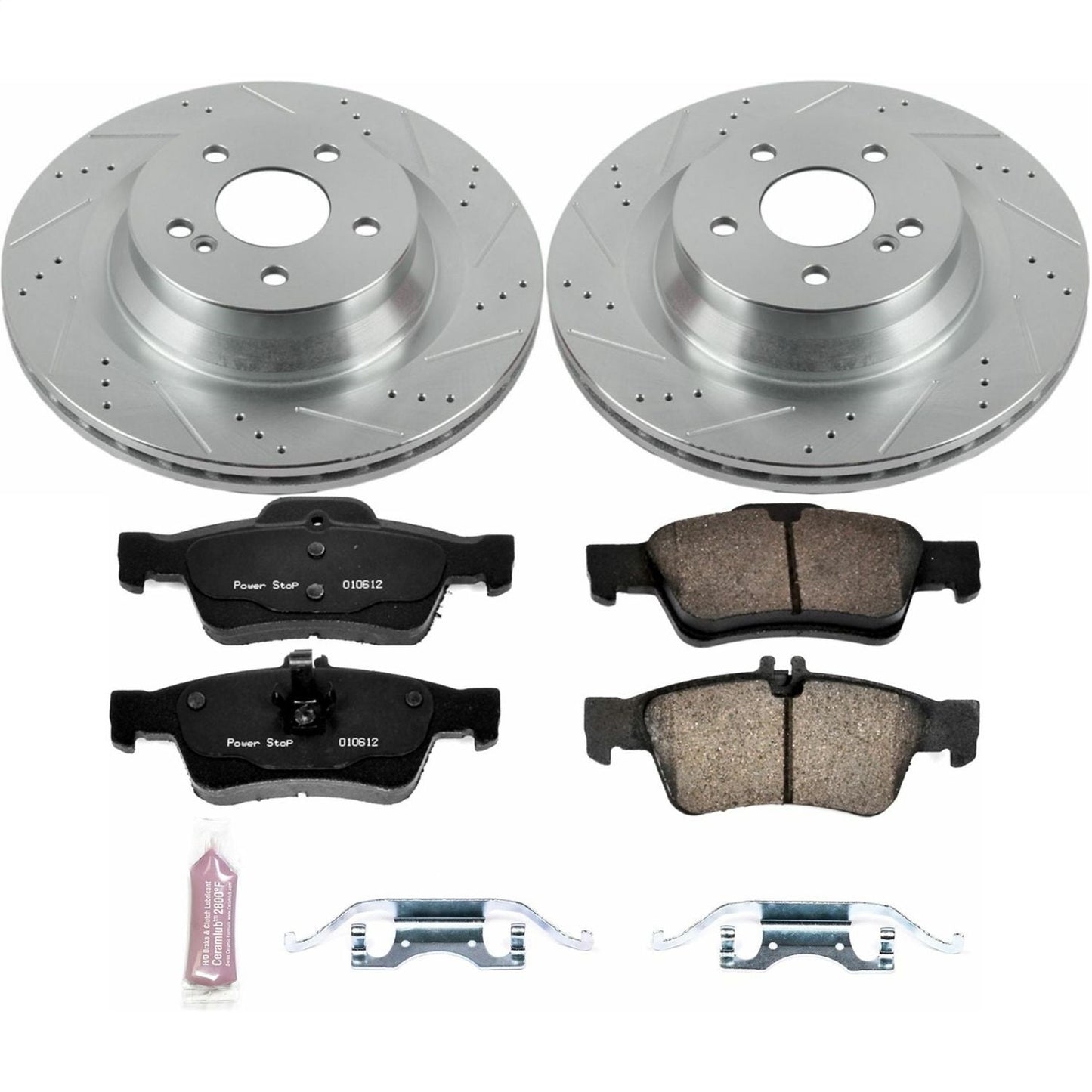 PowerStop Rear Z23 Evolution Sport Brake Kit | Mercedes-Benz CLS550 (12-18) (K6881)
