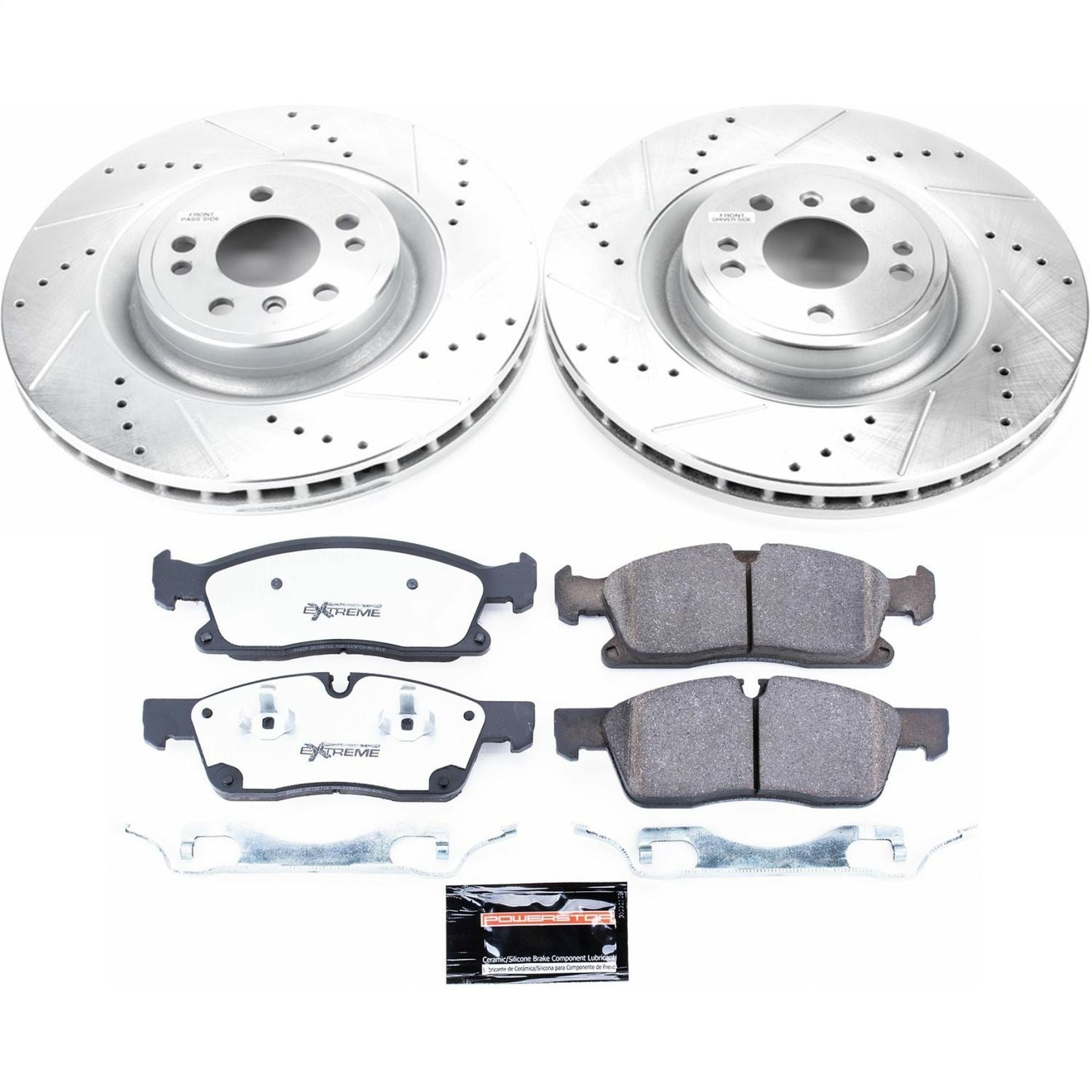 PowerStop Front Z36 Truck & Tow Brake Kit | Mercedes-Benz GLE300d (16) (K6883-36)