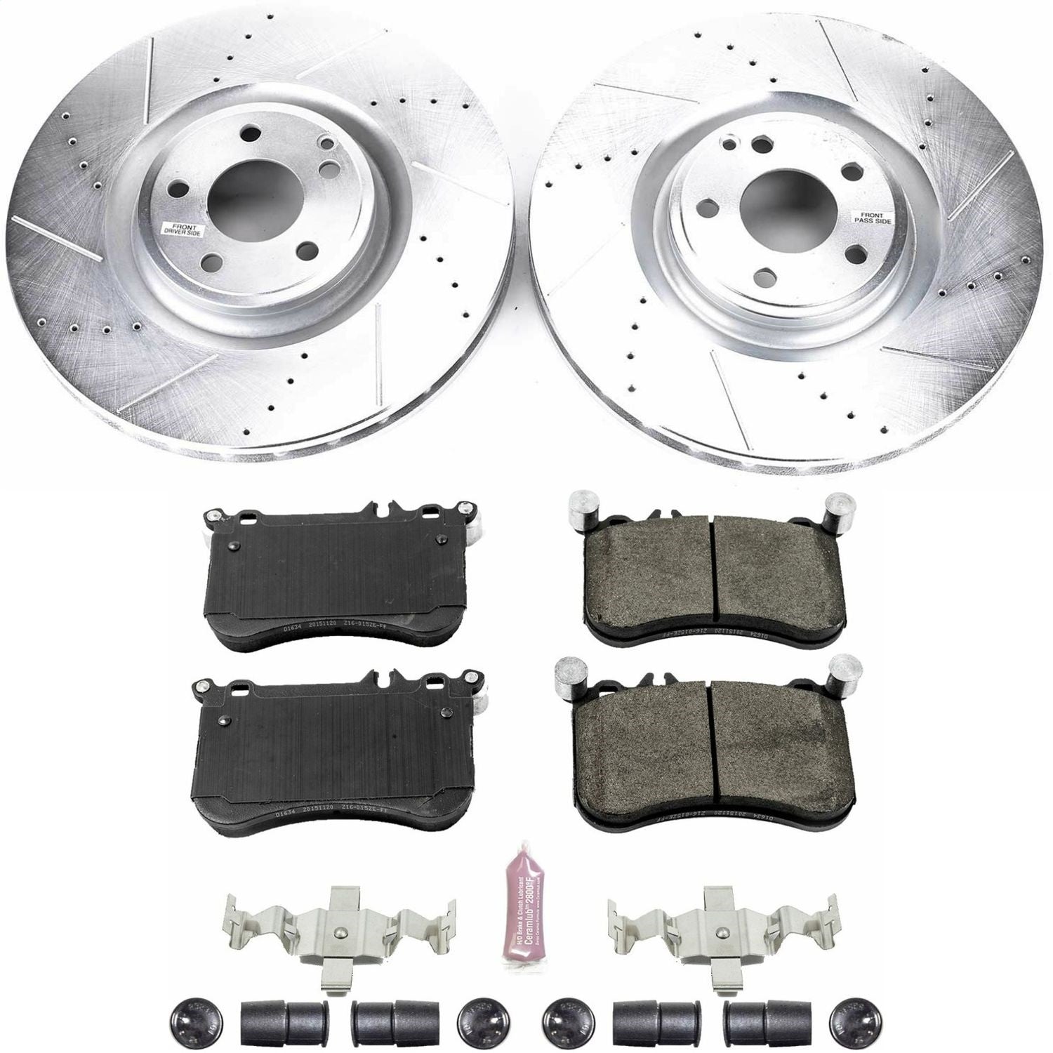 PowerStop Z23 Evolution Front Brake Kit | Mercedes-Benz CLS550 (12-18) (K6886)