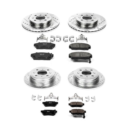 PowerStop Front & Rear Z23 Evolution Sport Brake Kit | Acura Integra (90-93) (K689)