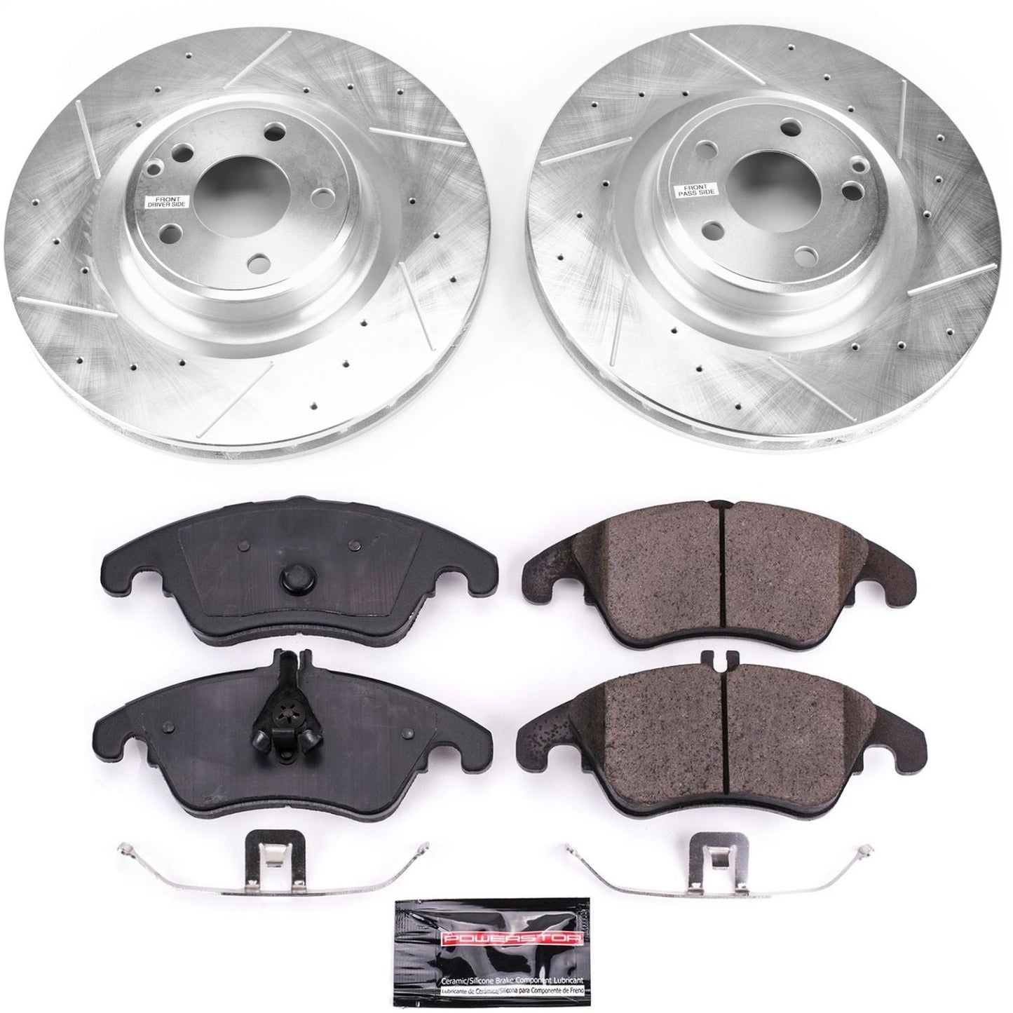 PowerStop Z23 Evolution Sport Front Brake Kit | Mercedes-Benz SLC300 (17-18) (K6893)