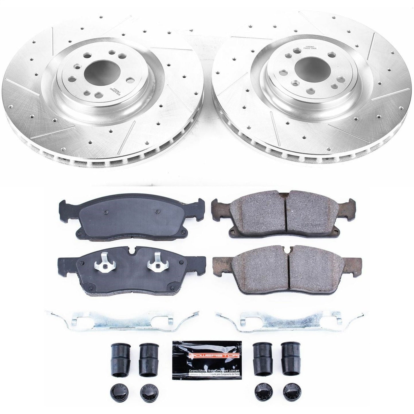 PowerStop Front Z23 Evolution Brake Kit | Mercedes-Benz GL450 (13-16) (K6899)