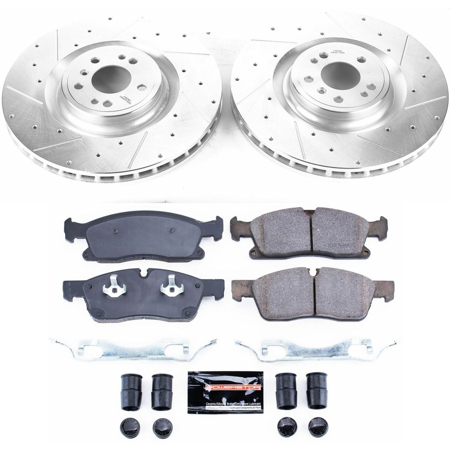 PowerStop Front Z23 Evolution Brake Kit | Mercedes-Benz GL450 (13-16) (K6899)