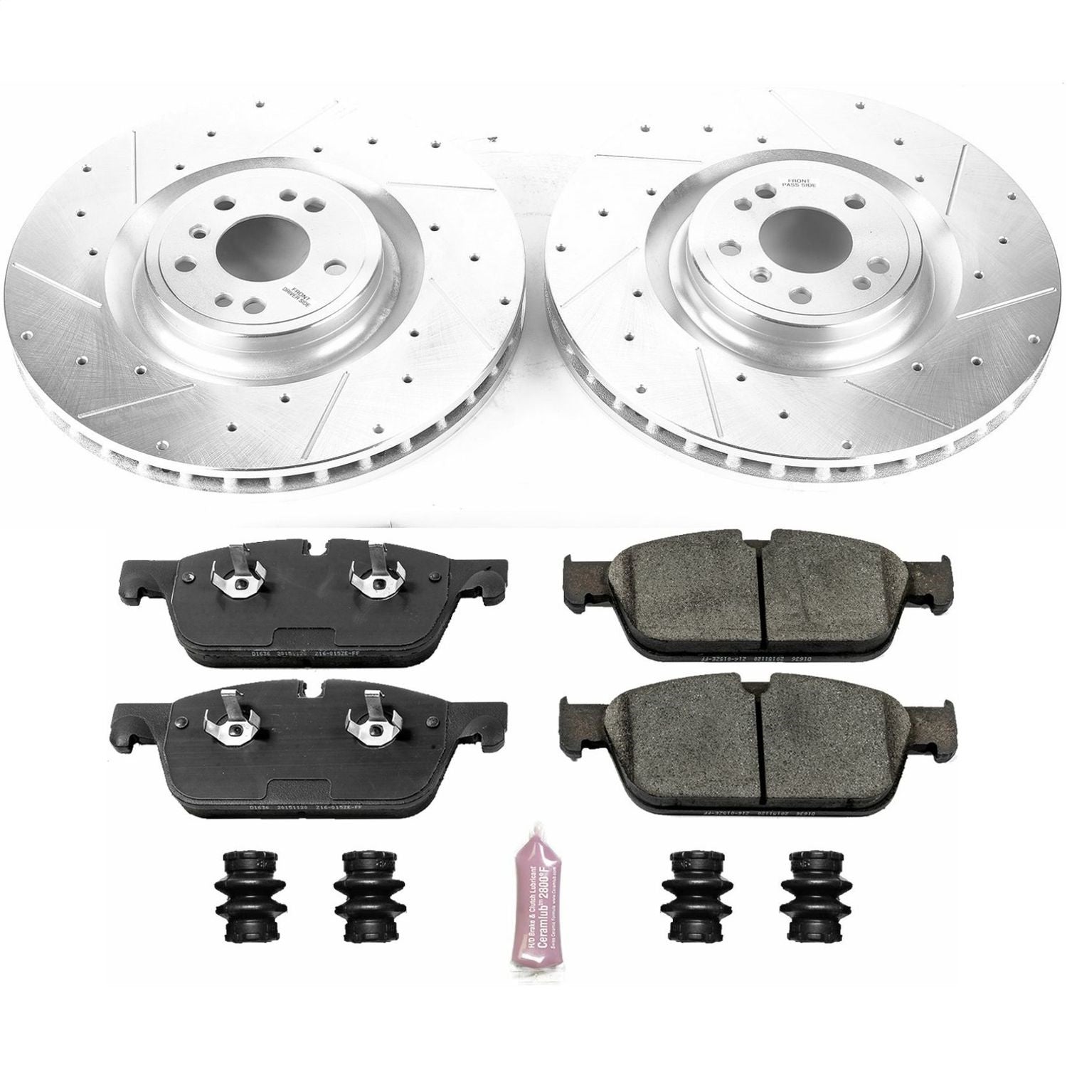 PowerStop Z23 Evolution Front Brake Kit | Mercedes-Benz GLS550 (17-18) (K6900)
