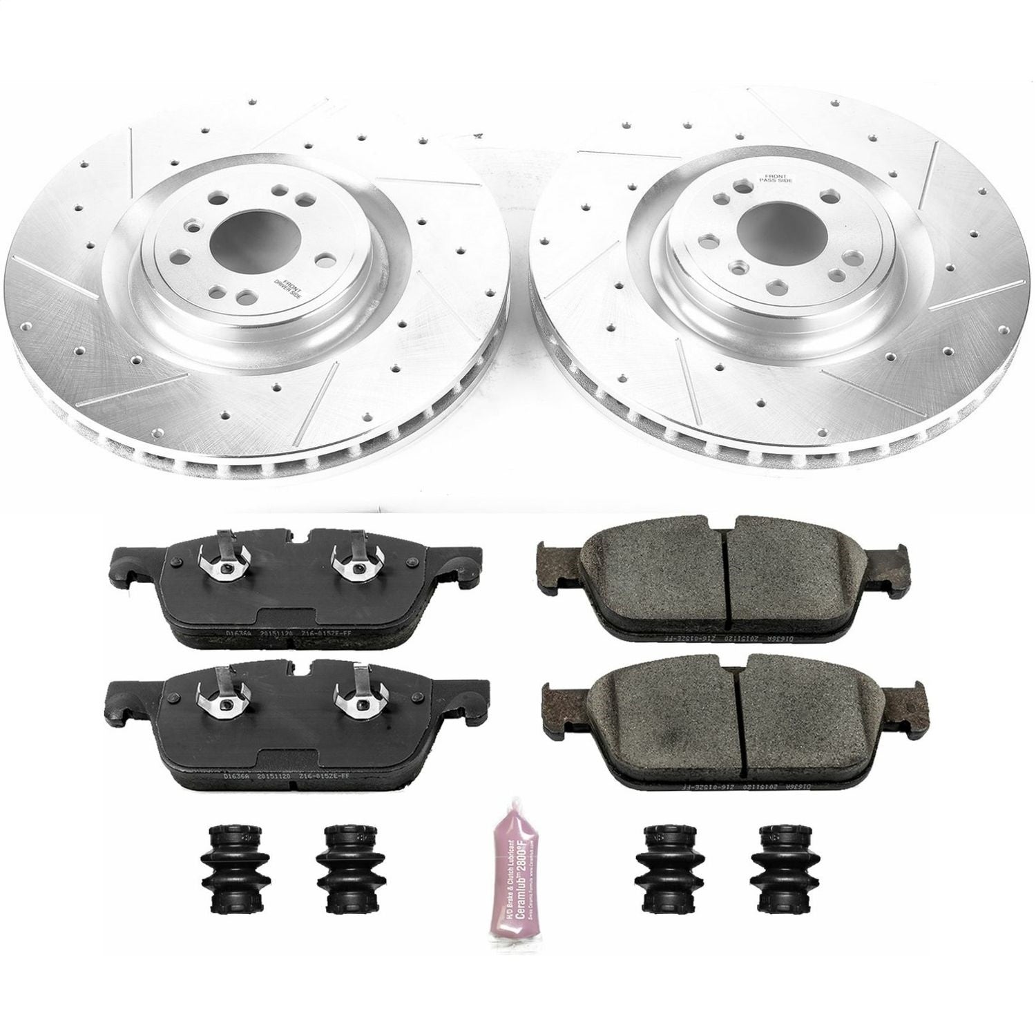 PowerStop Front Z23 Evolution Brake Kit | Mercedes-Benz ML550 (12-14) (K6901)