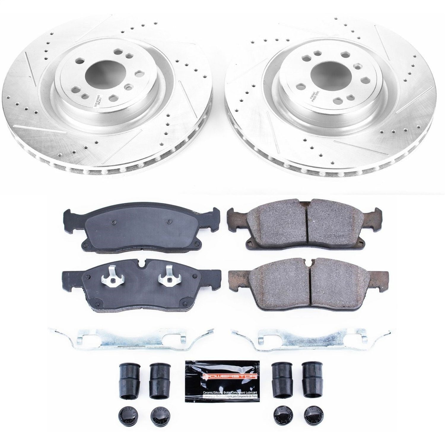 PowerStop Front Z23 Evolution Sport Brake Kit | Mercedes-Benz GL350 (13-16) (K6903)