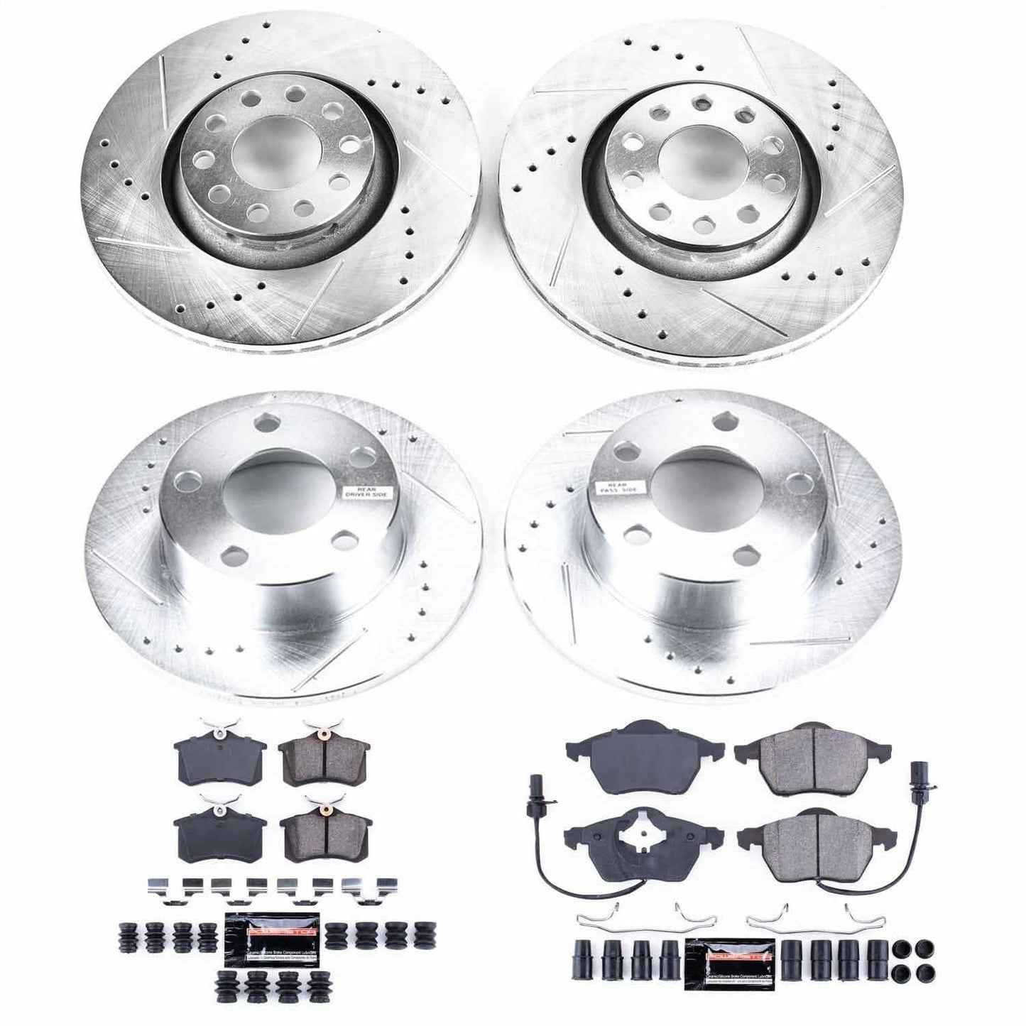 PowerStop Front & Rear Z23 Evolution Sport Brake Kit | Audi A6 Quattro (98-01) (K6918)