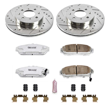 PowerStop Front Z26 Street Warrior Brake Kit | Acura Integra (94-01) (K692-26)