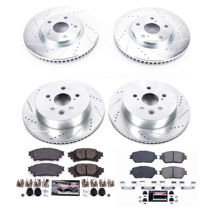 PowerStop Front & Rear Z23 Evolution Sport Brake Kit | Lexus IS250 (14-15) (K6927)