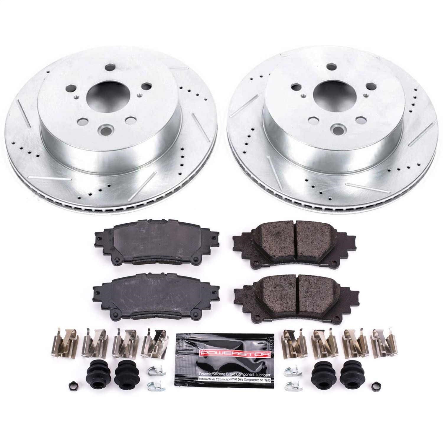 PowerStop Rear Z23 Evolution Sport Brake Kit | Lexus IS250 (14-15) (K6928)