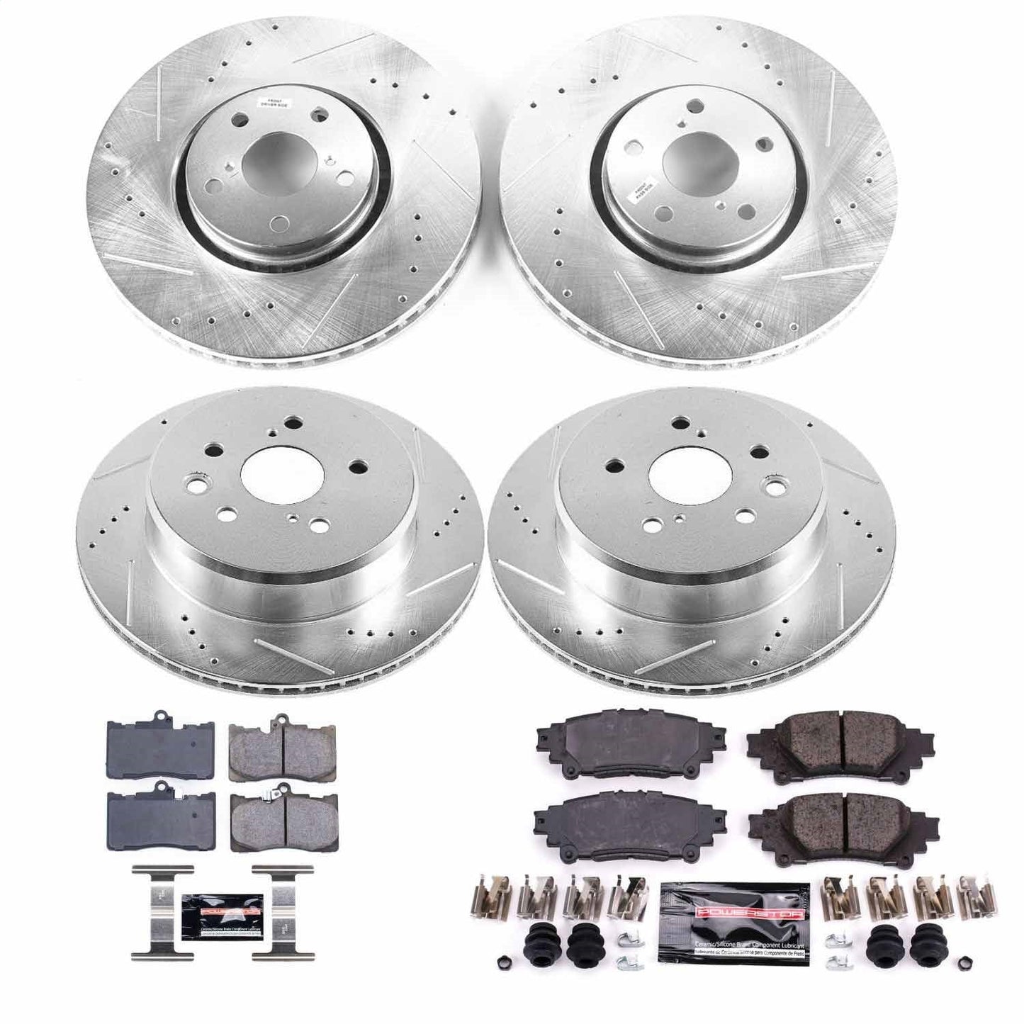 PowerStop Front & Rear Z23 Evolution Sport Brake Kit | Lexus IS350 (14-15) (K6929)