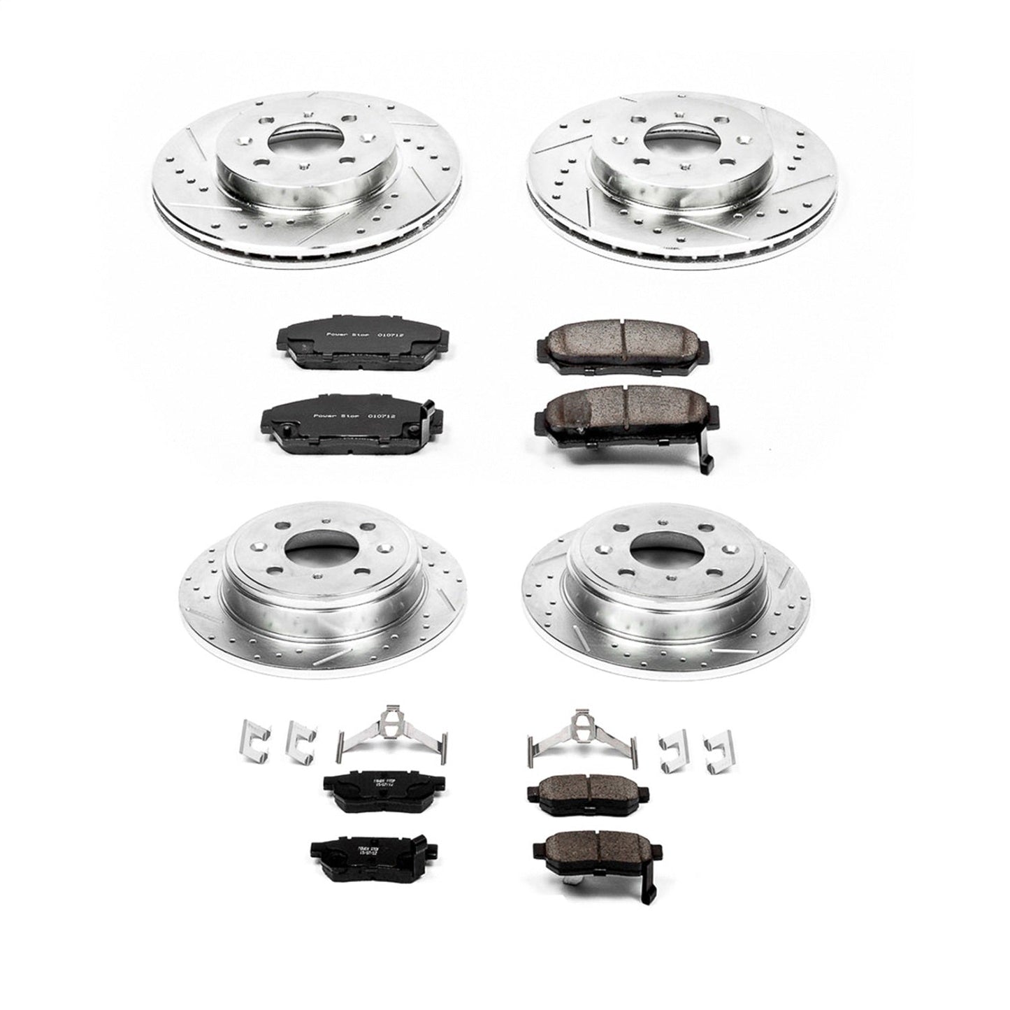 PowerStop Front & Rear Z23 Evolution Sport Brake Kit | Acura Integra (94-01) (K693)