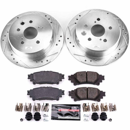 PowerStop Rear Z23 Evolution Sport Brake Kit | Lexus IS250 (14-15) (K6930)