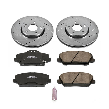 PowerStop Z23 Evolution Sport Front Brake Kit | Kia Forte5 (14-17) (K6935)