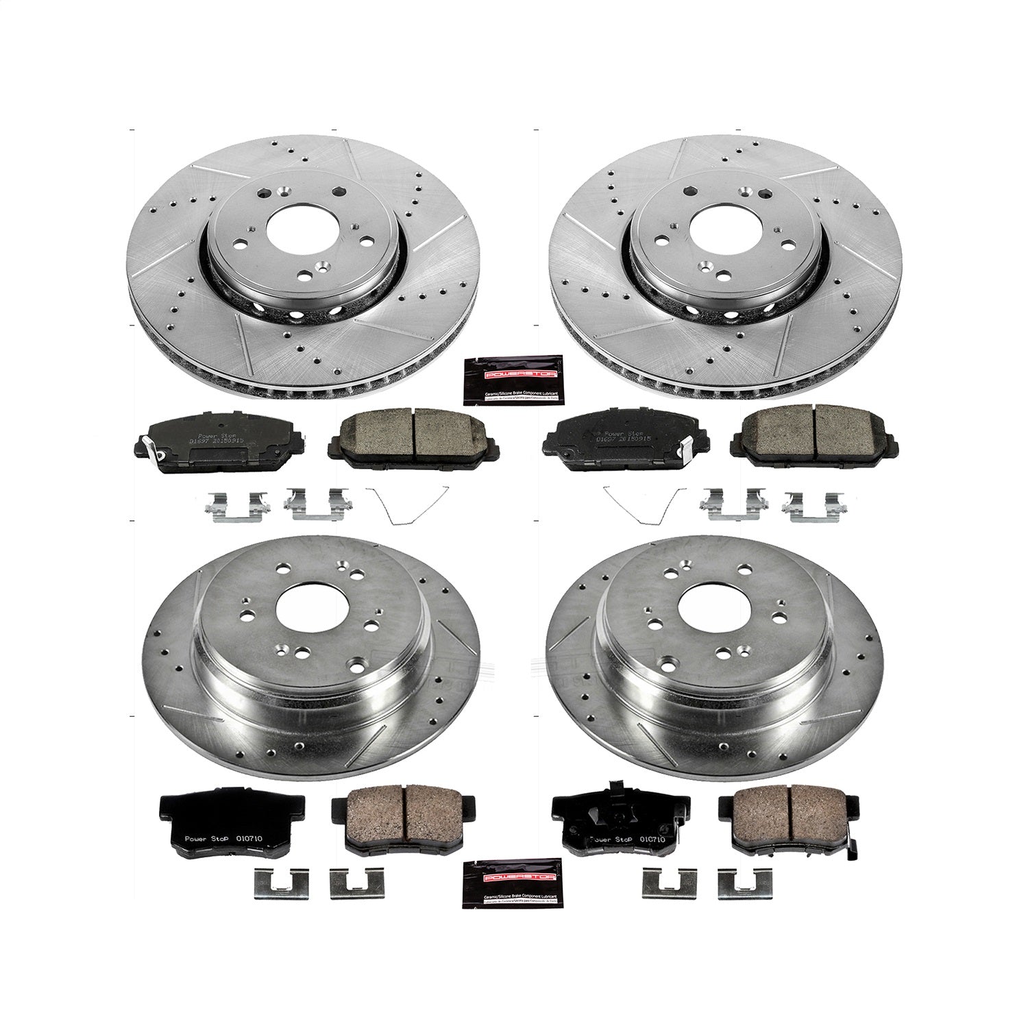 PowerStop Z23 Evolution Sport Front & Rear Brake Kit | Acura RDX (13-18) (K6939)