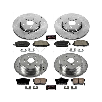 PowerStop Z23 Evolution Sport Front & Rear Brake Kit | Acura RDX (13-18) (K6939)