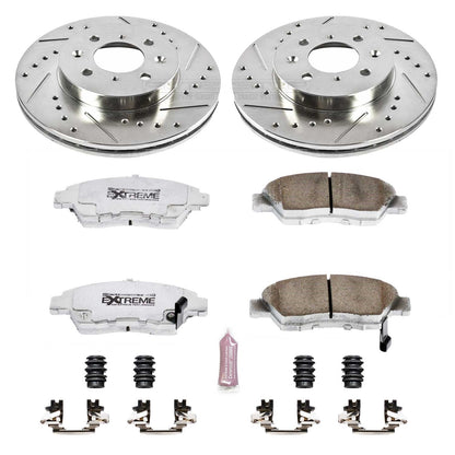 PowerStop Front Z26 Street Warrior Brake Kit | Honda Civic (93-95) (K694-26)