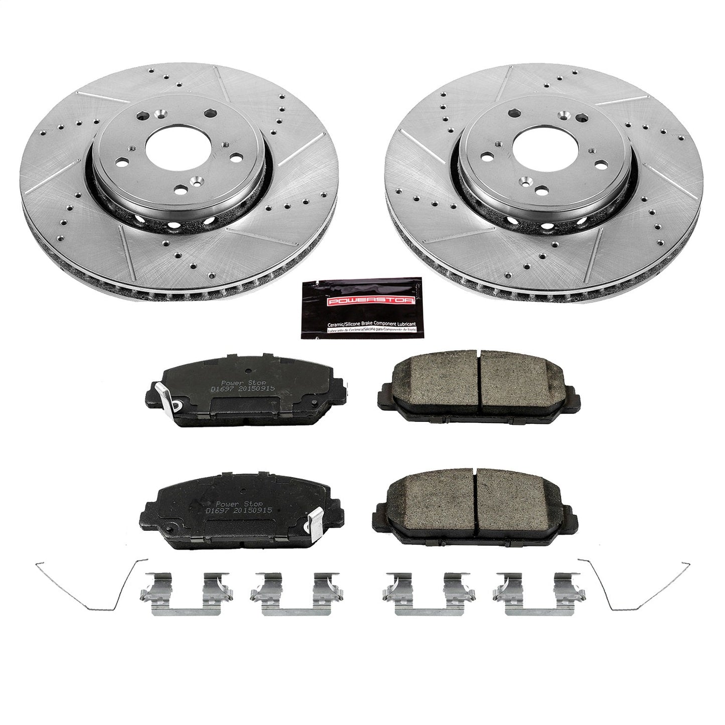 PowerStop Z23 Evolution Sport Front Brake Kit | Acura ILX (16) (K6940)