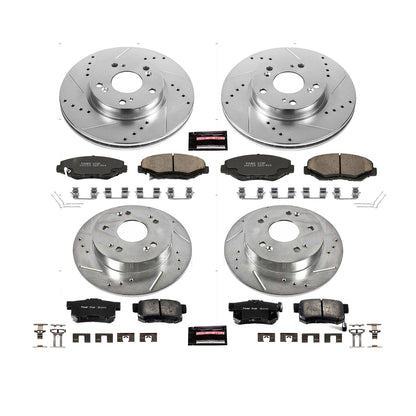 PowerStop Front & Rear Z23 Evolution Sport Brake Kit | Acura ILX 2013 (K6942)