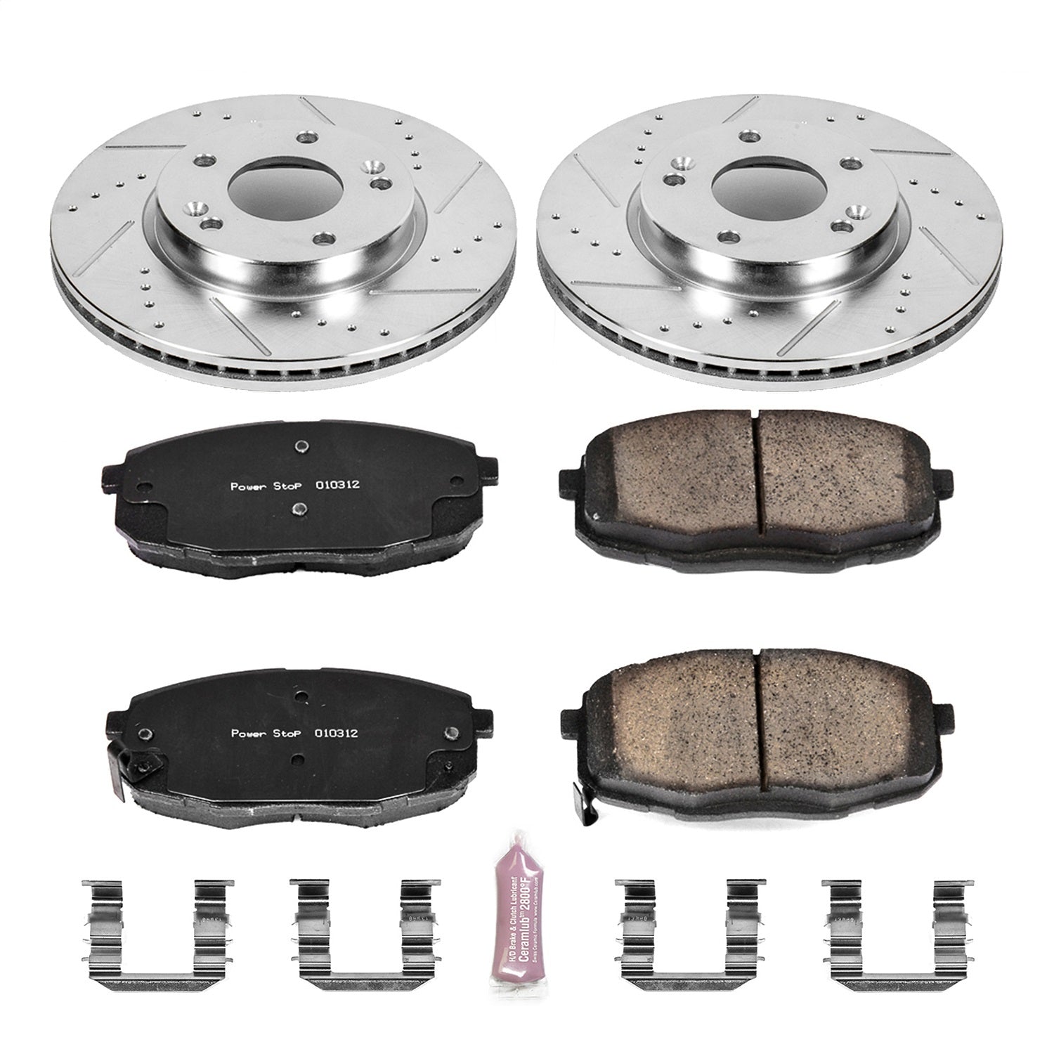 PowerStop Front Z23 Evolution Sport Brake Kit | Kia Soul (14-16) (K6946)