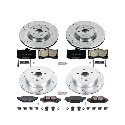 PowerStop Front & Rear Z23 Evolution Sport Brake Kit | Lexus IS350 (14-15) (K6947)