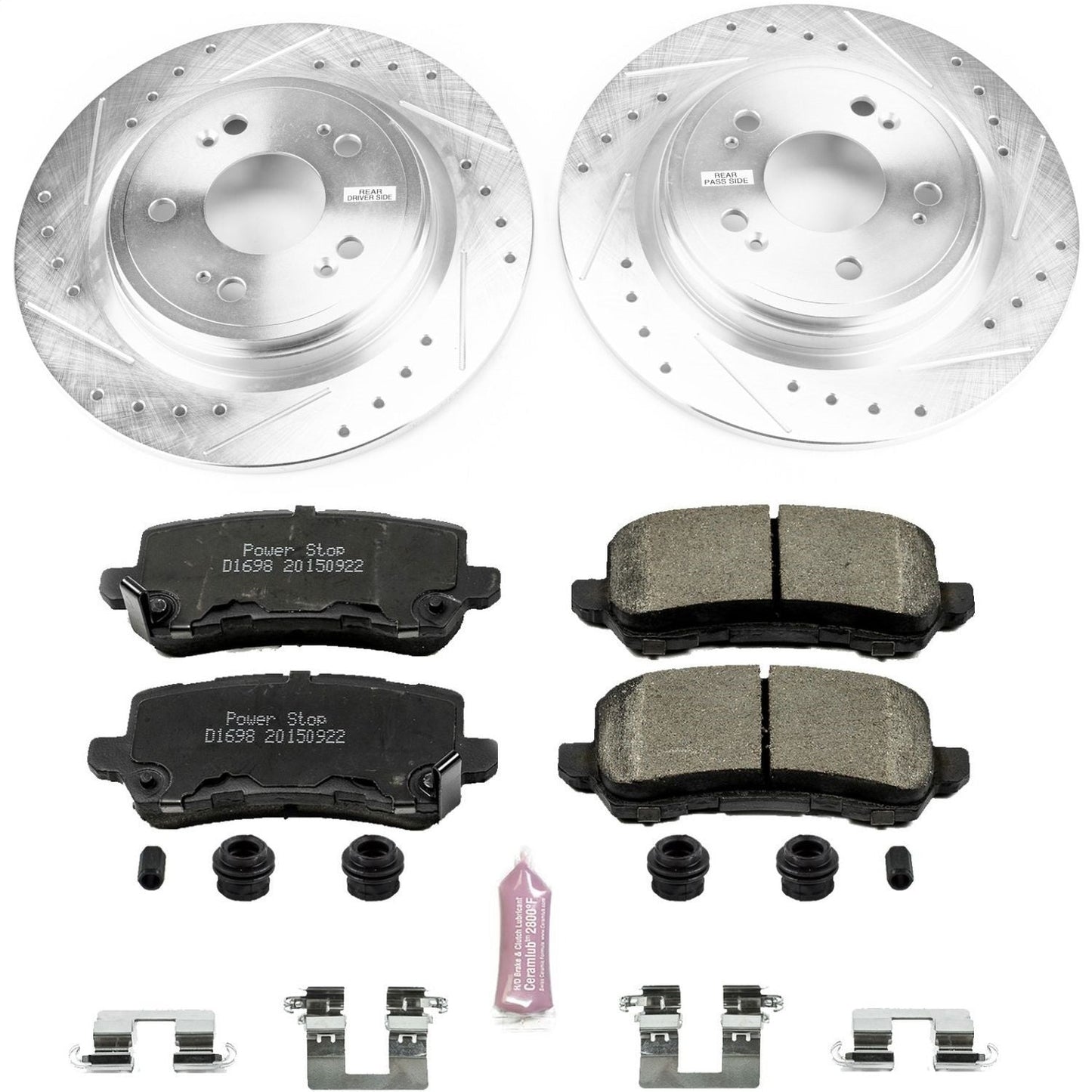 PowerStop Rear Z23 Evolution Sport Brake Kit | Acura RLX (14-19) (K6952)