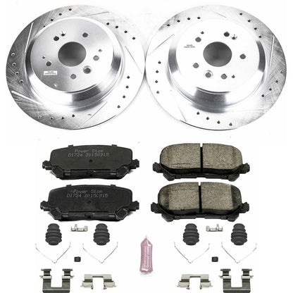 PowerStop Rear Z23 Evolution Sport Brake Kit | Acura MDX (14-16) (K6953)