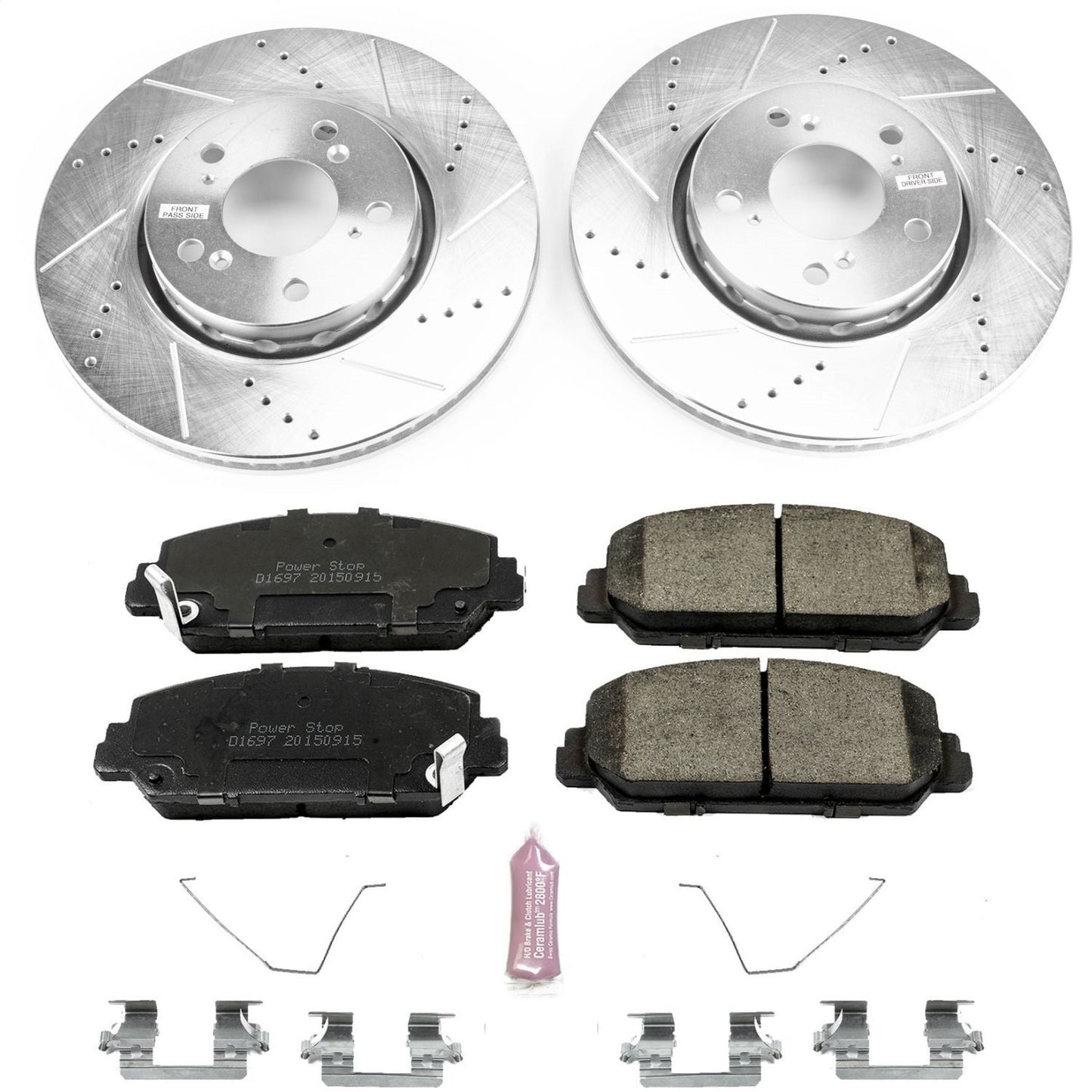 PowerStop Front Z23 Evolution Sport Brake Kit | Acura RLX (14-19) (K6955)