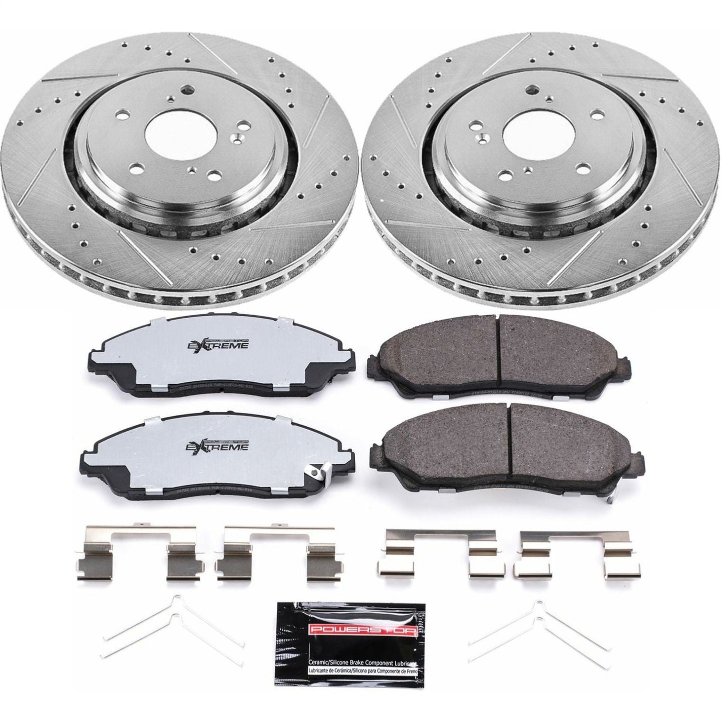 PowerStop Front Z36 Truck & Tow Brake Kit | Acura MDX (14-16) (K6957-36)