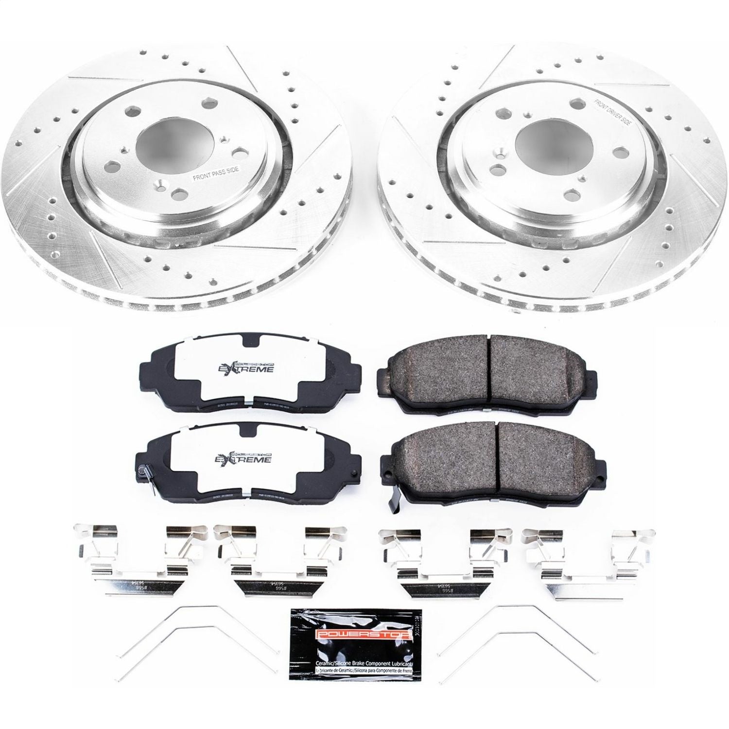 PowerStop Z26 Street Warrior Front Brake Kit | Honda Odyssey (15-17) (K6959-26)